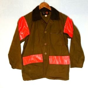 Mens Vintage 1950's Bullseye Bill Water Repellent Hunting Jacket Sz 34